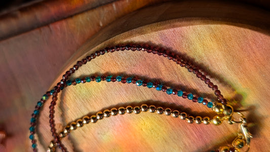 Triple Strand Crystal Bracelet