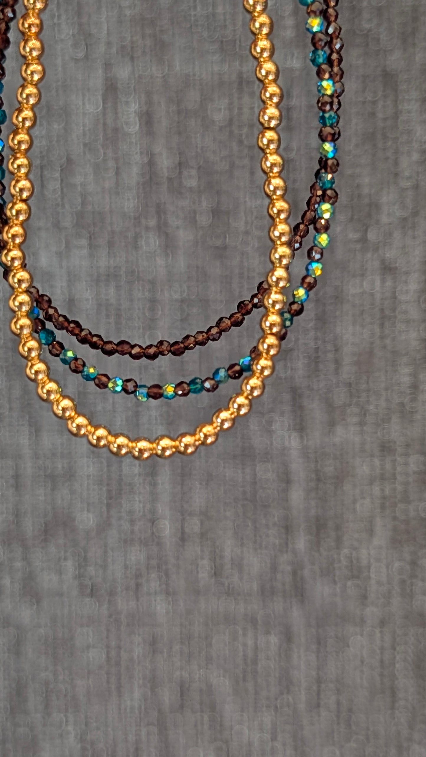 Triple Strand Crystal Bracelet
