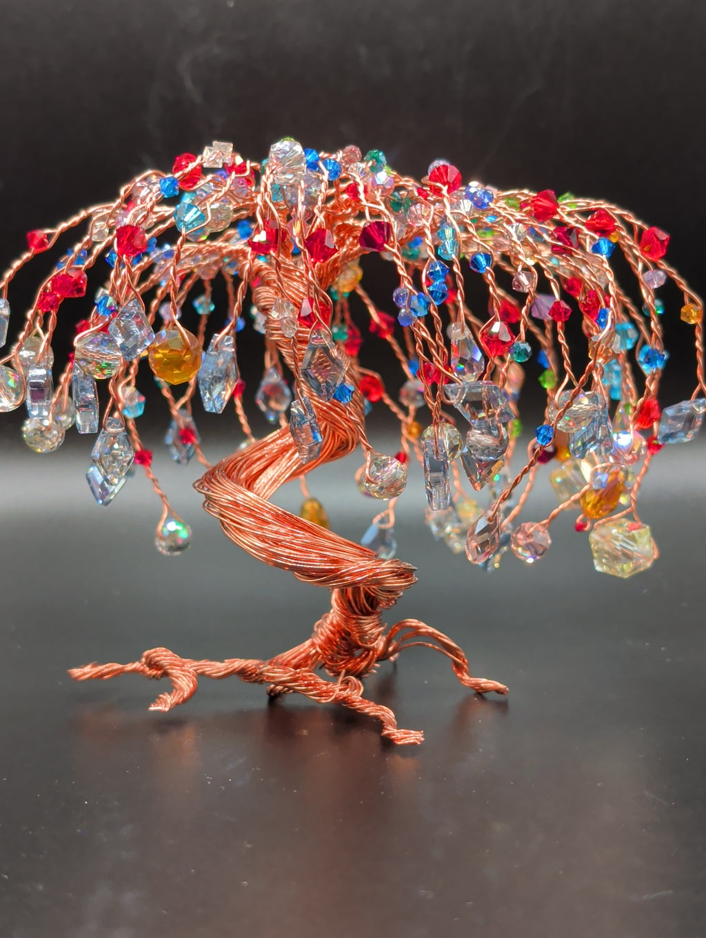 Rainbow Crystal Tree of Life Sculpture