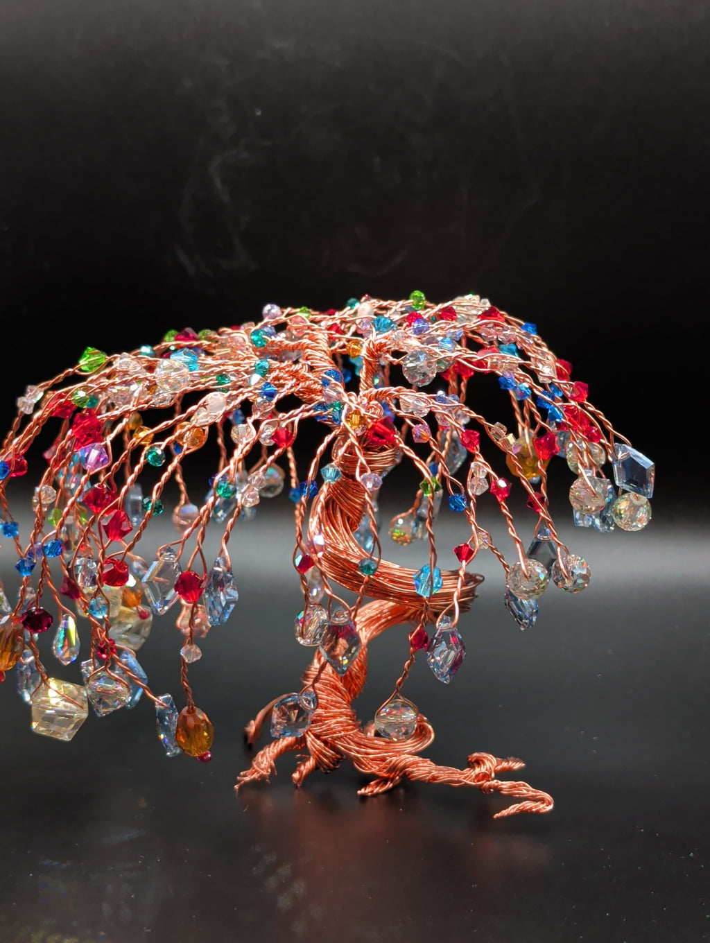 Rainbow Crystal Tree of Life Sculpture