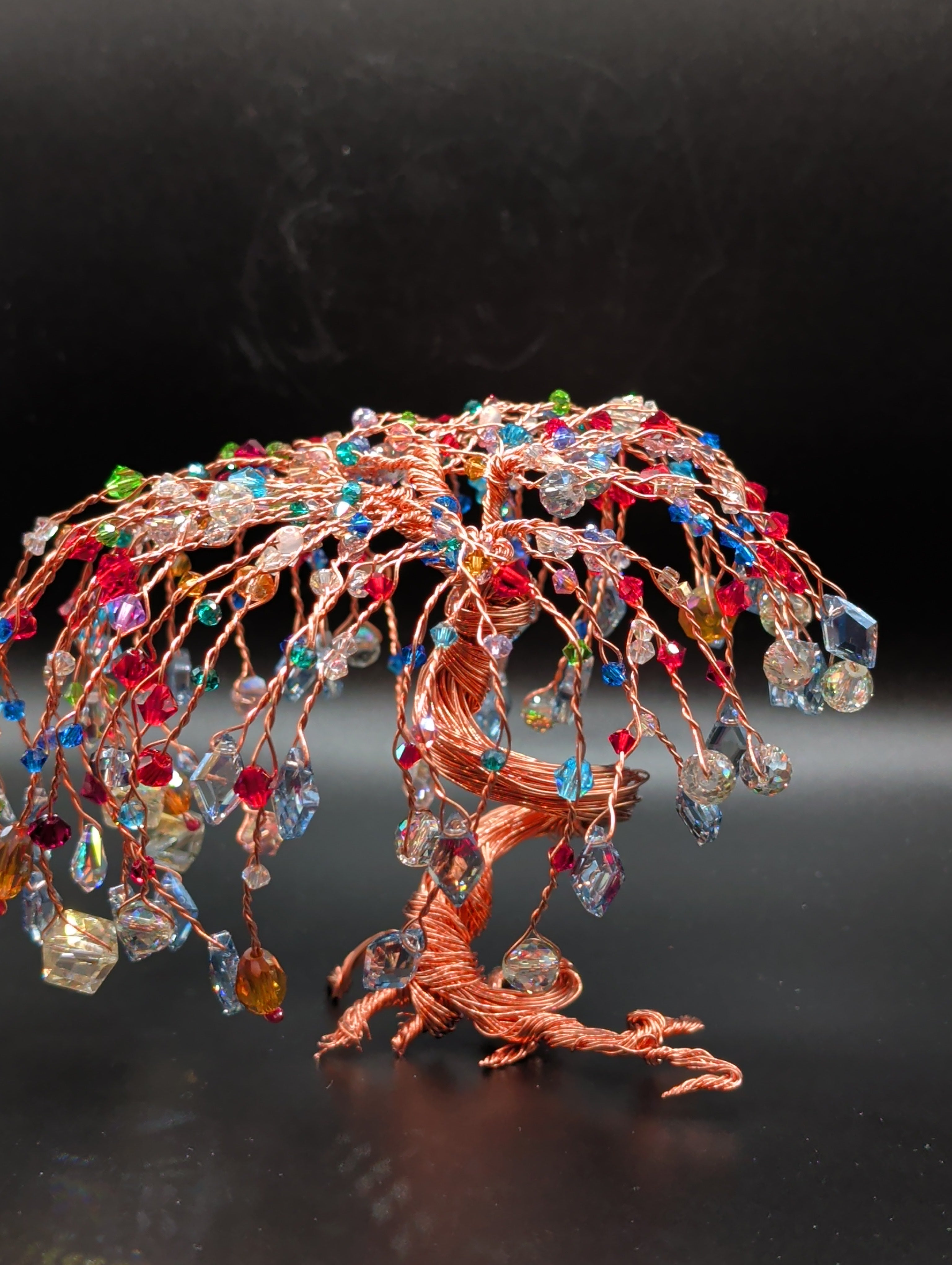 Rainbow Crystal Tree of Life Sculpture