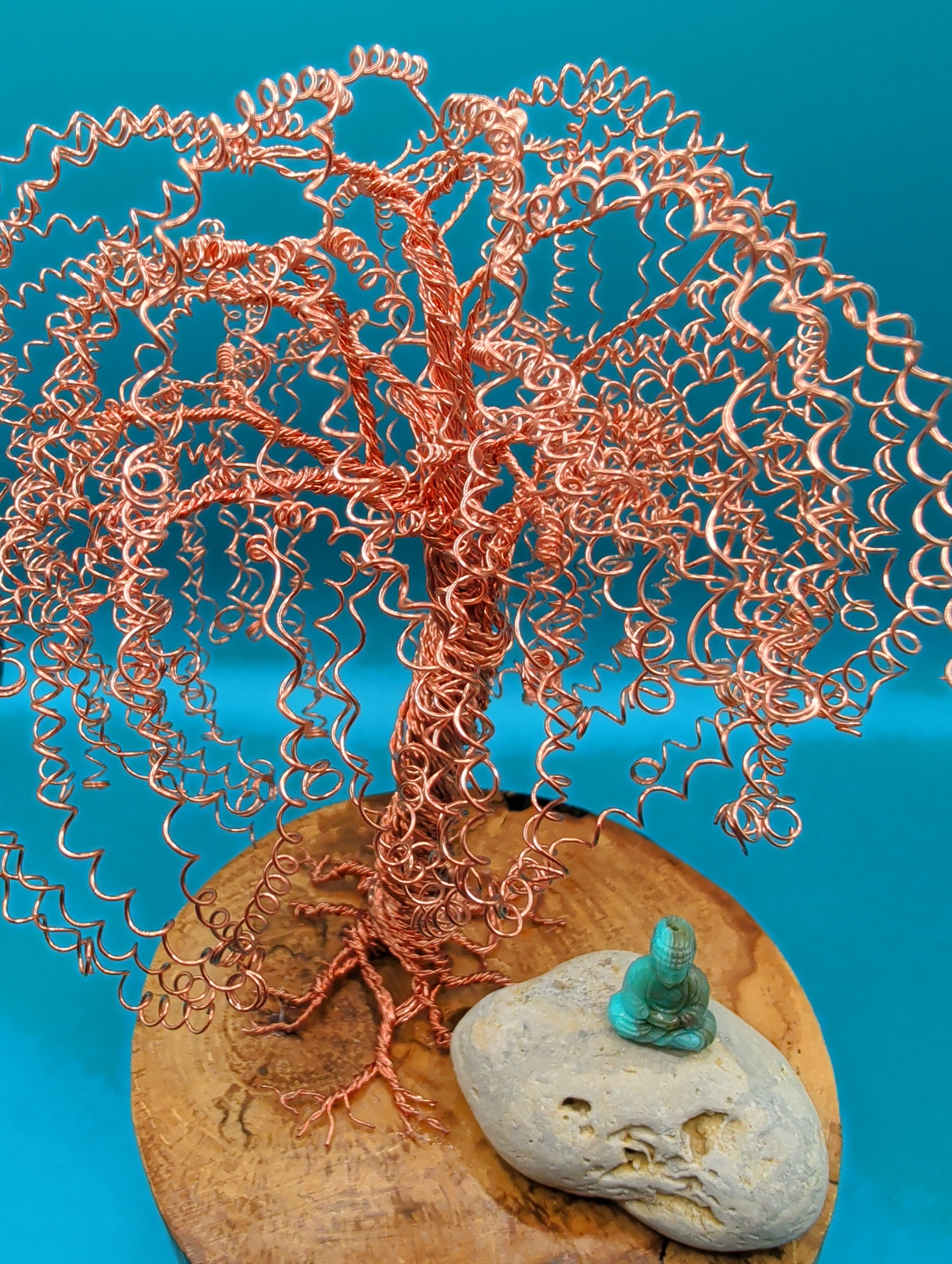 Weeping willow and Buddha